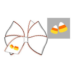 Candy Corn Bow