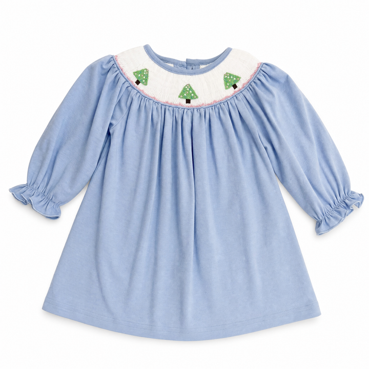 Callie Light Blue Christmas Tree Dress