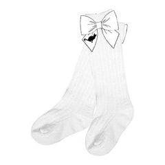 Black Cat Bow Socks
