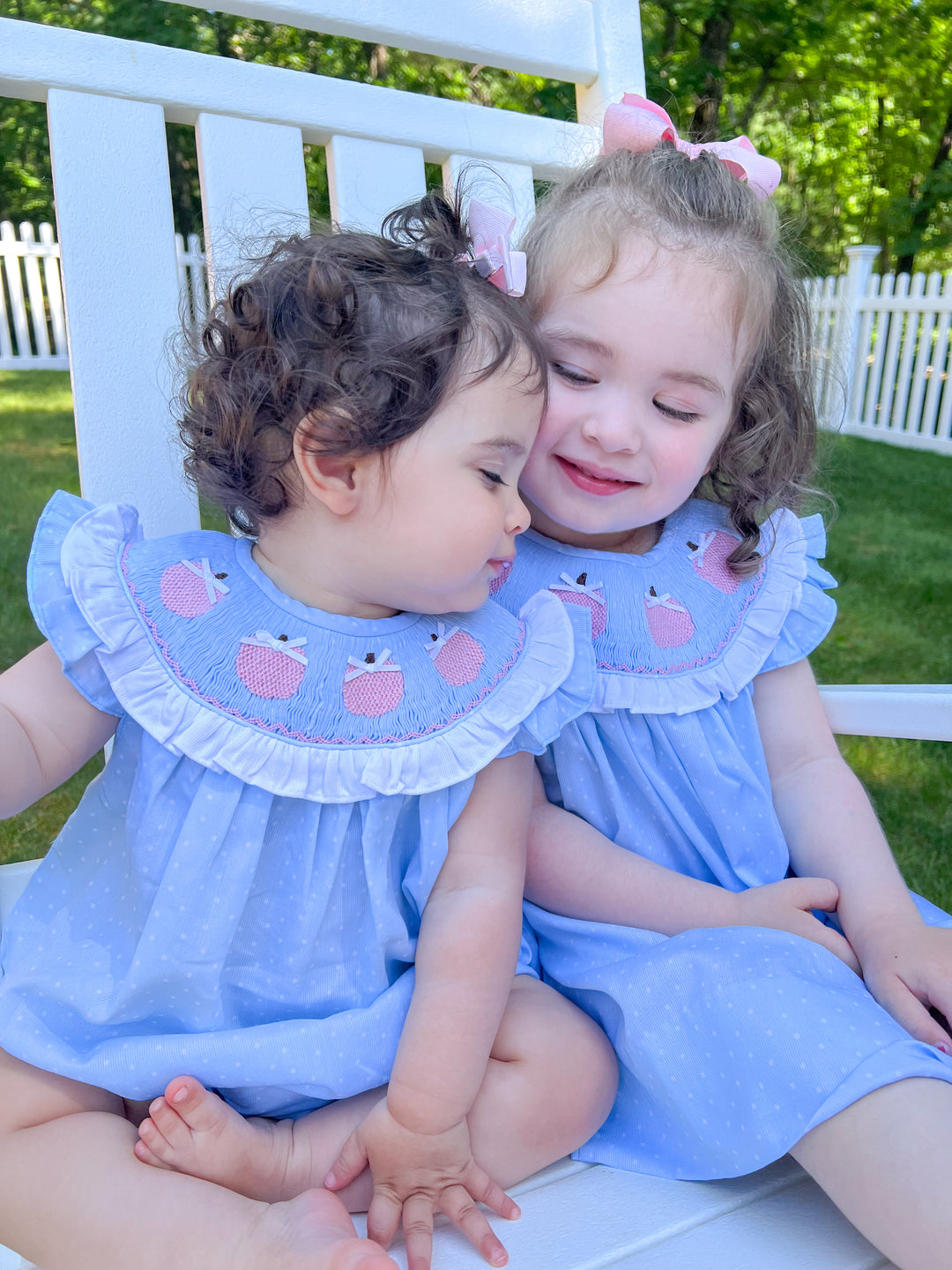 Penelope Pink Pumpkin Smocked Dress