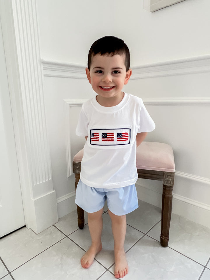 Patriotic Boy Short Set