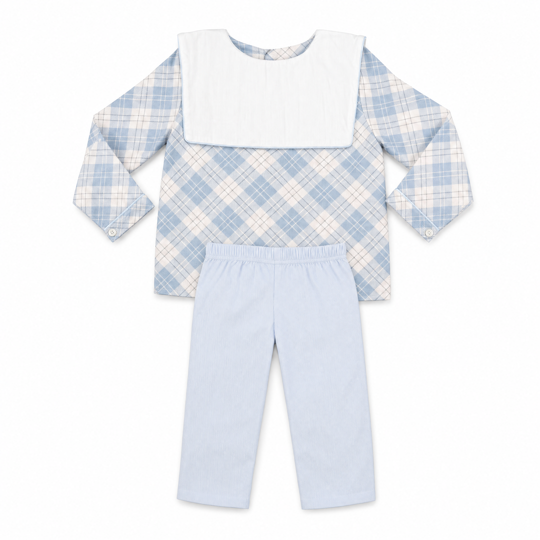 Banks Blue Gingham Pant Set