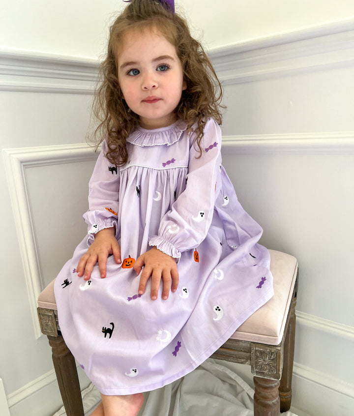 Sabrina Halloween Smocked Dress