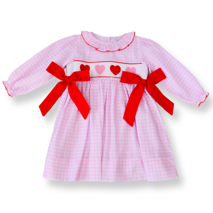 Abbey Heart Smocked Dress