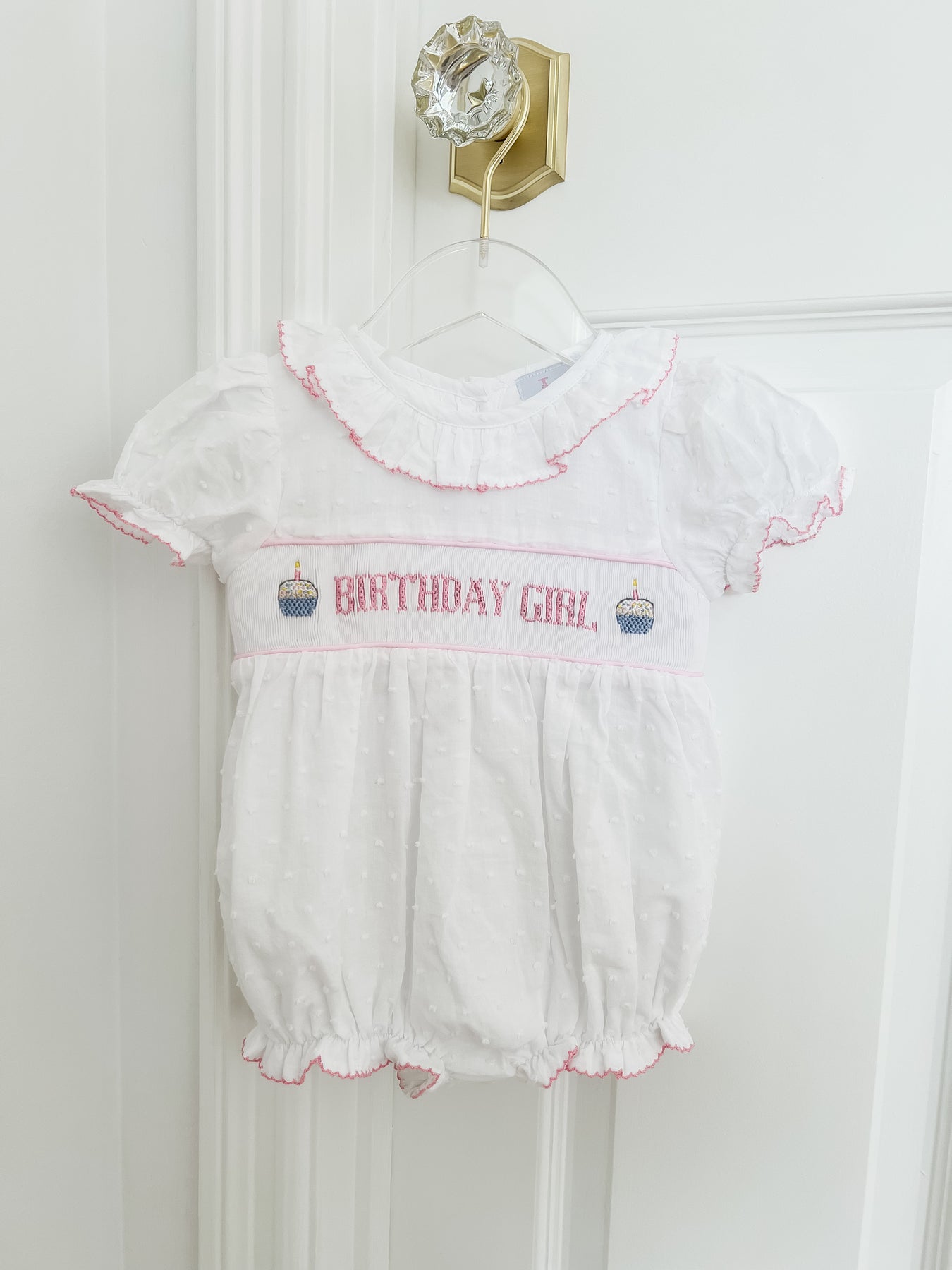 Birthday Girl Smocked Bubble Birthday Girl Smocked Bubble