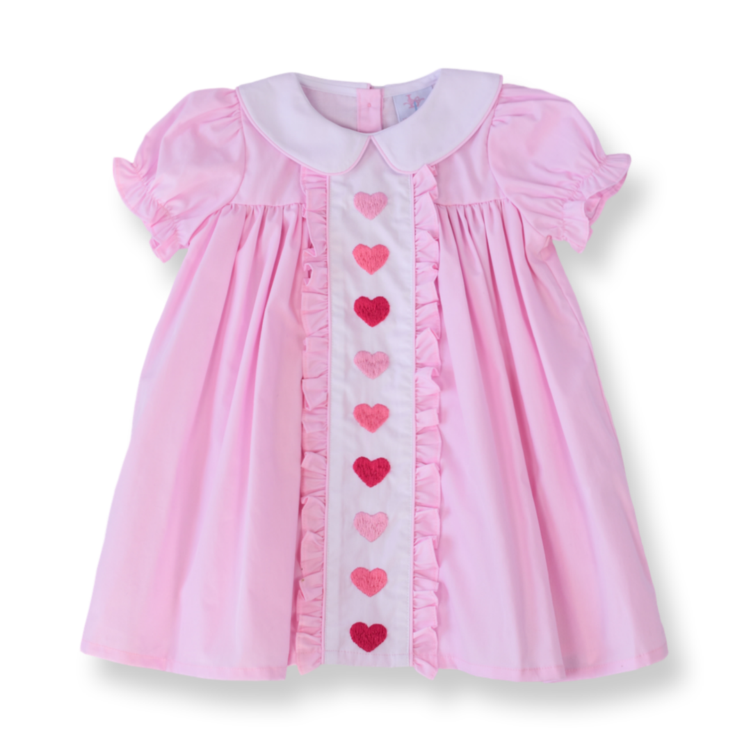 Wrenley Heart Smocked Dress – Lillie & Lilah Wrenley Heart Smocked Dress – Lillie & Lilah