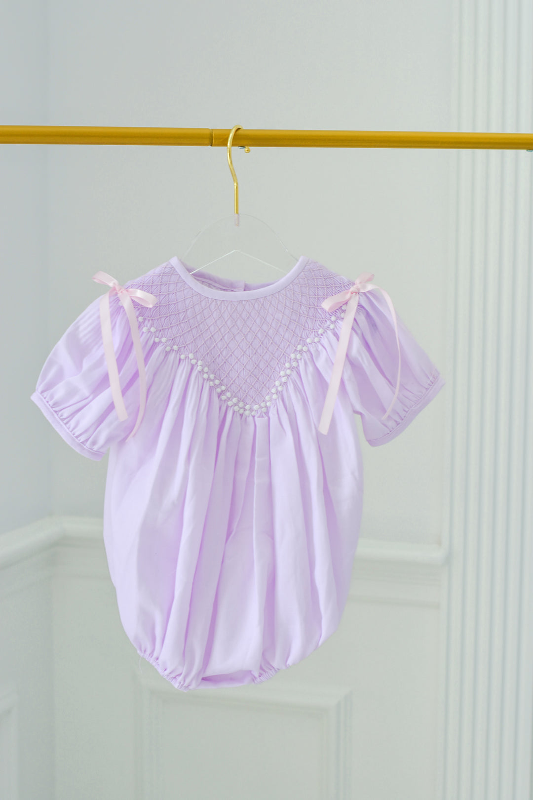 Delilah Heirloom Smocked Bubble