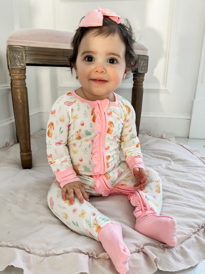 Elle Easter Bunny Ruffle Pajamas