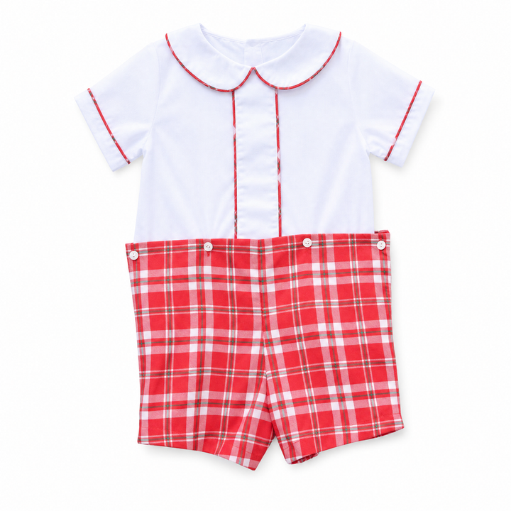 Redford Button-On Short Set