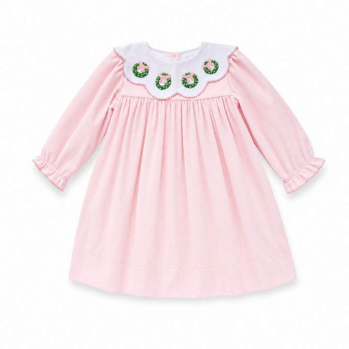 Beatrice Wreath Smocked Dress