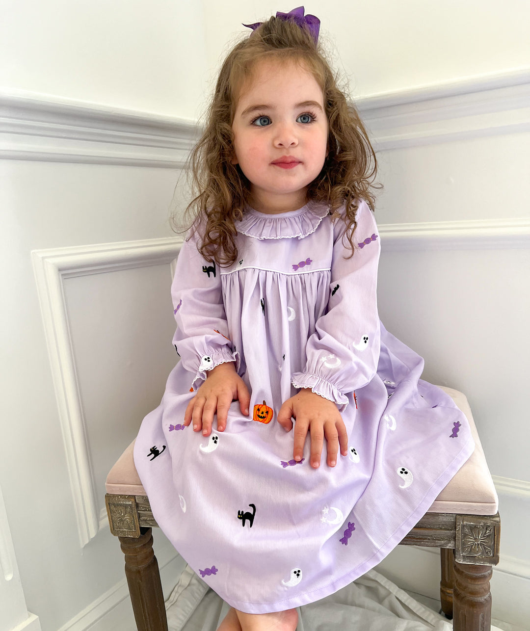 Sabrina Halloween Smocked Dress