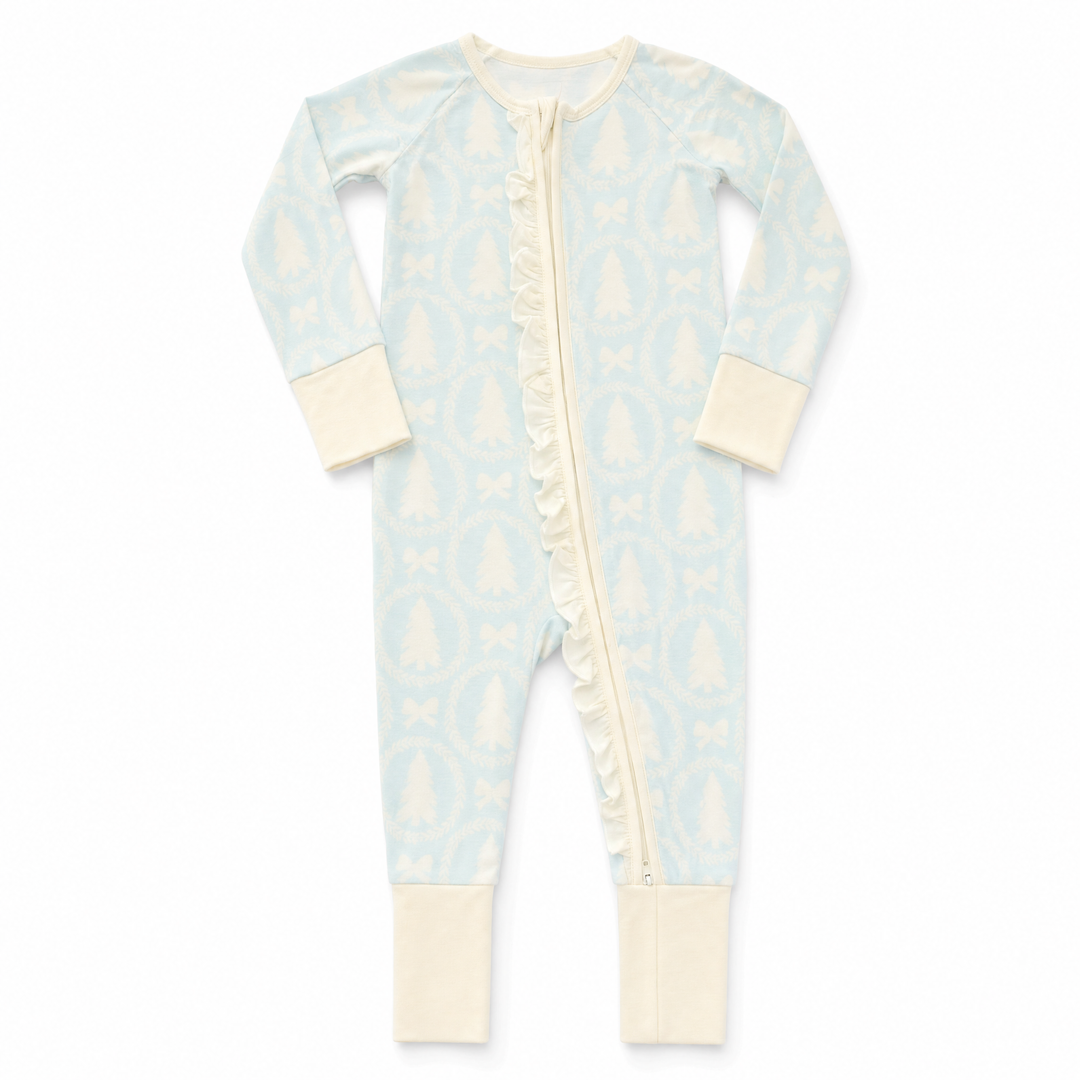 Anastasia Ruffle Bamboo Footie
