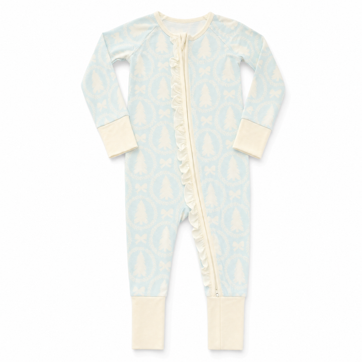 Anastasia Ruffle Bamboo Footie