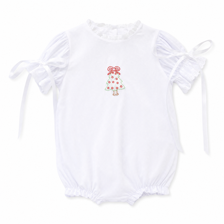 Christmas Tree Smocked Bubble