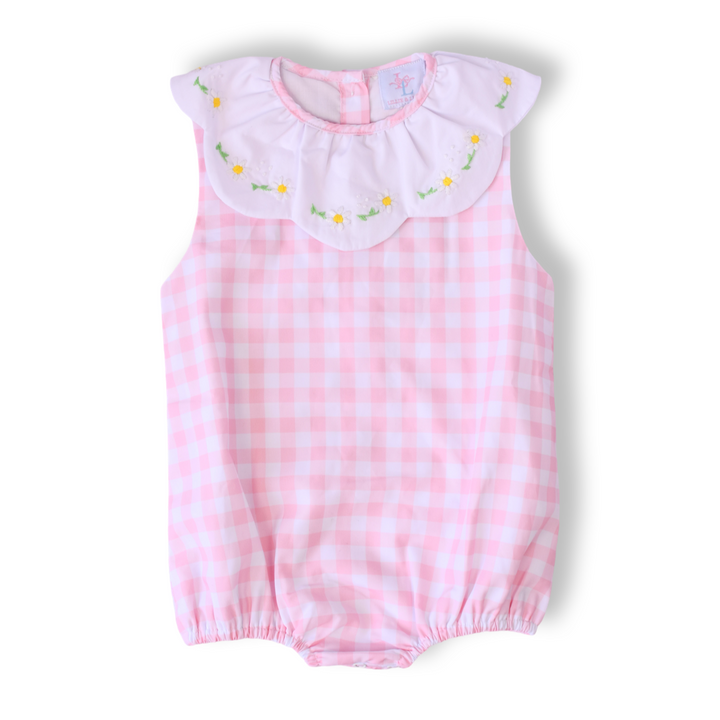 Pre-Order Darla Daisy Pink Gingham Bubble