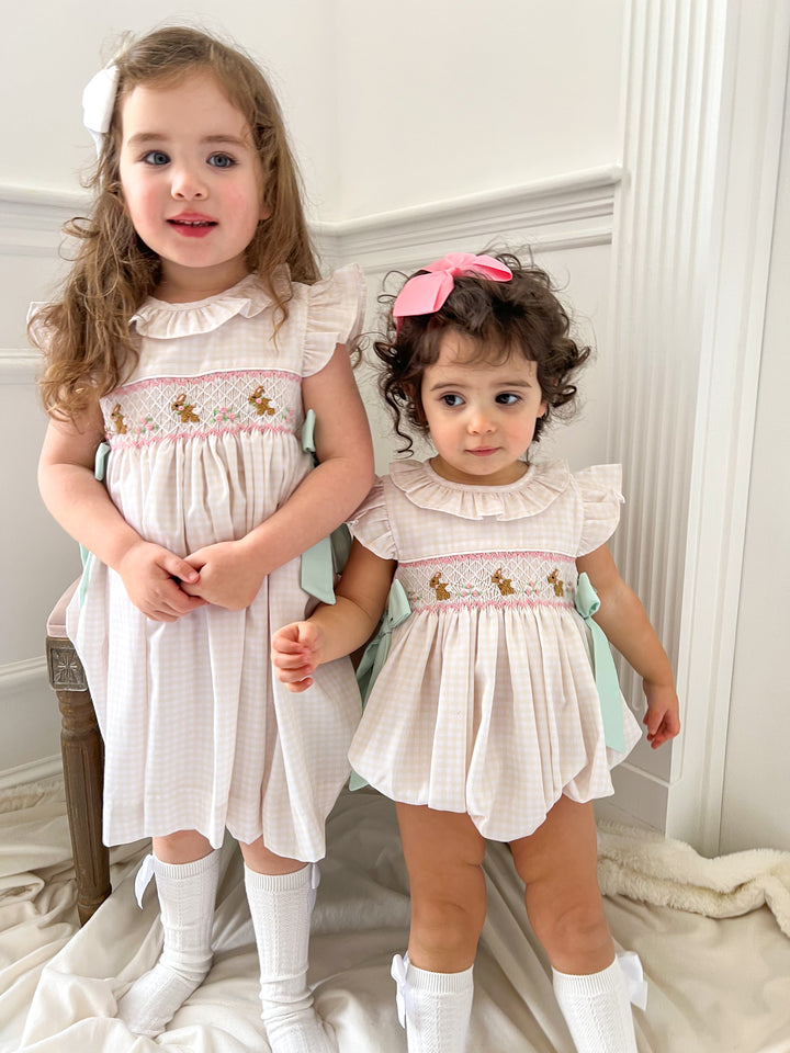 PRE-ORDER Michaela Bunny Smocked Bubble