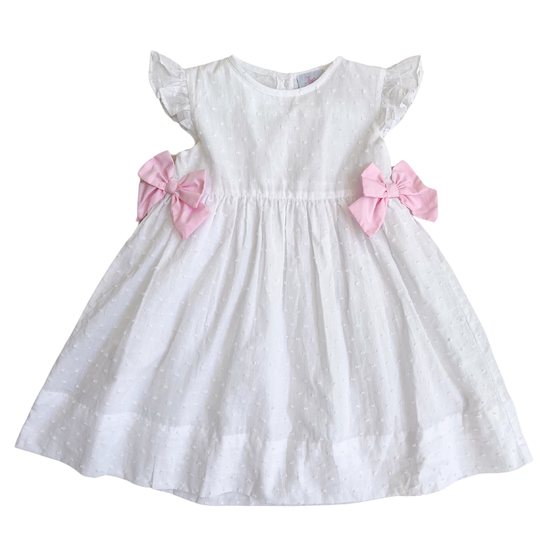 Swiss Dot Bella Bow Dress