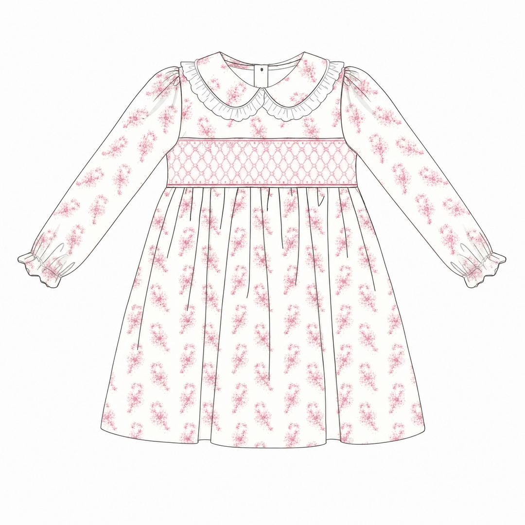 Peppermint Lane Smocked Dress