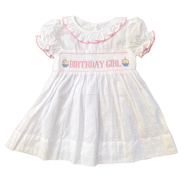 Birthday Girl Smocked Dress