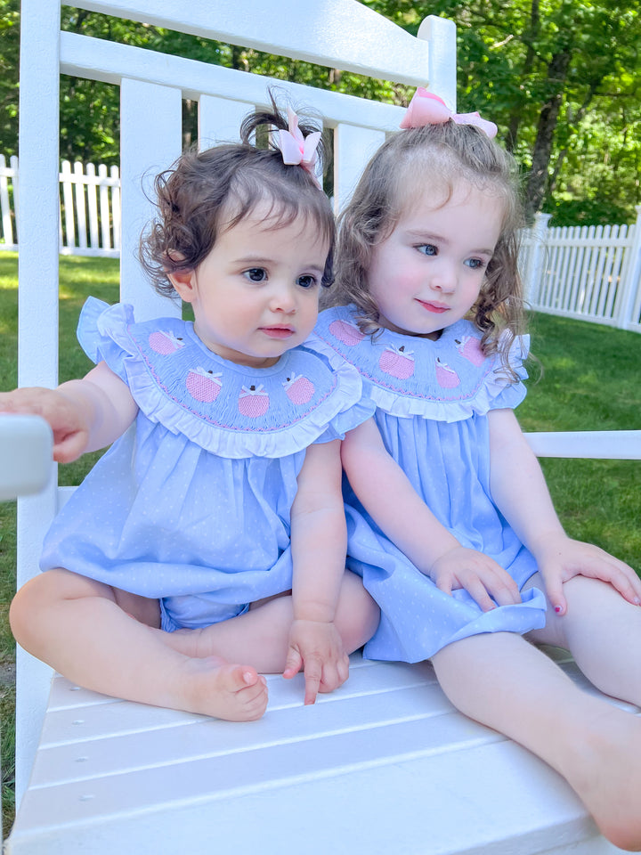 Penelope Pink Pumpkin Smocked Dress