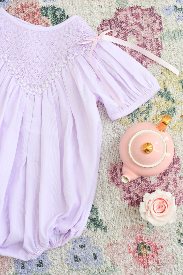 Delilah Heirloom Smocked Bubble