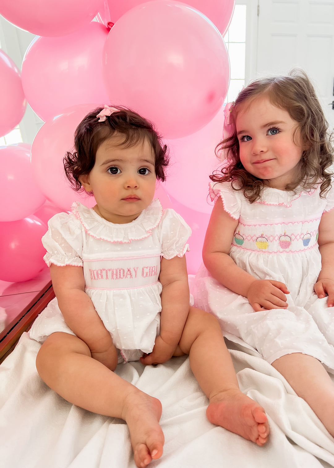 Birthday Cupcake Smocked Dress