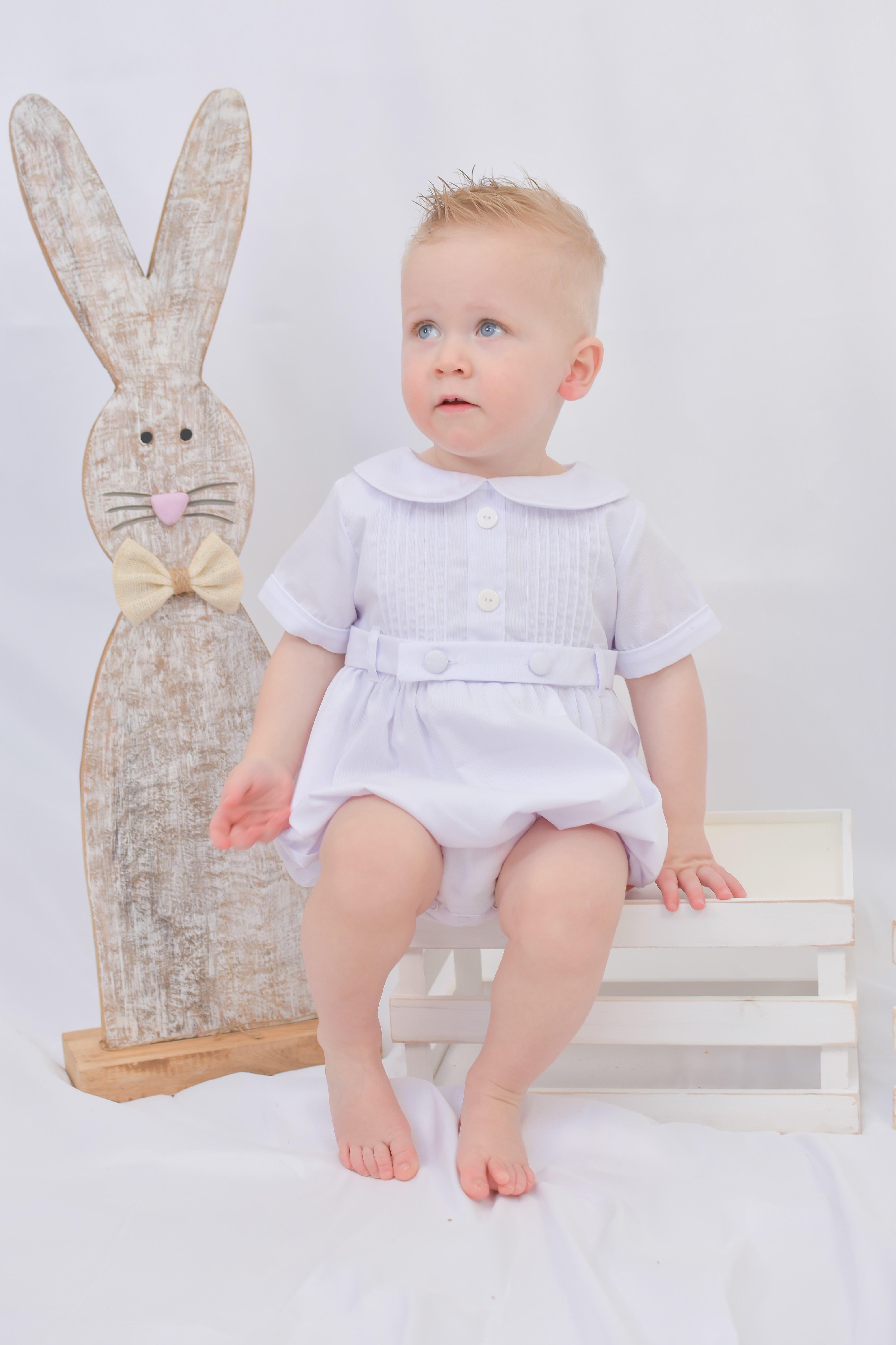 White Heirloom Bubble Boys Easter Outfit – Lillie & Lilah