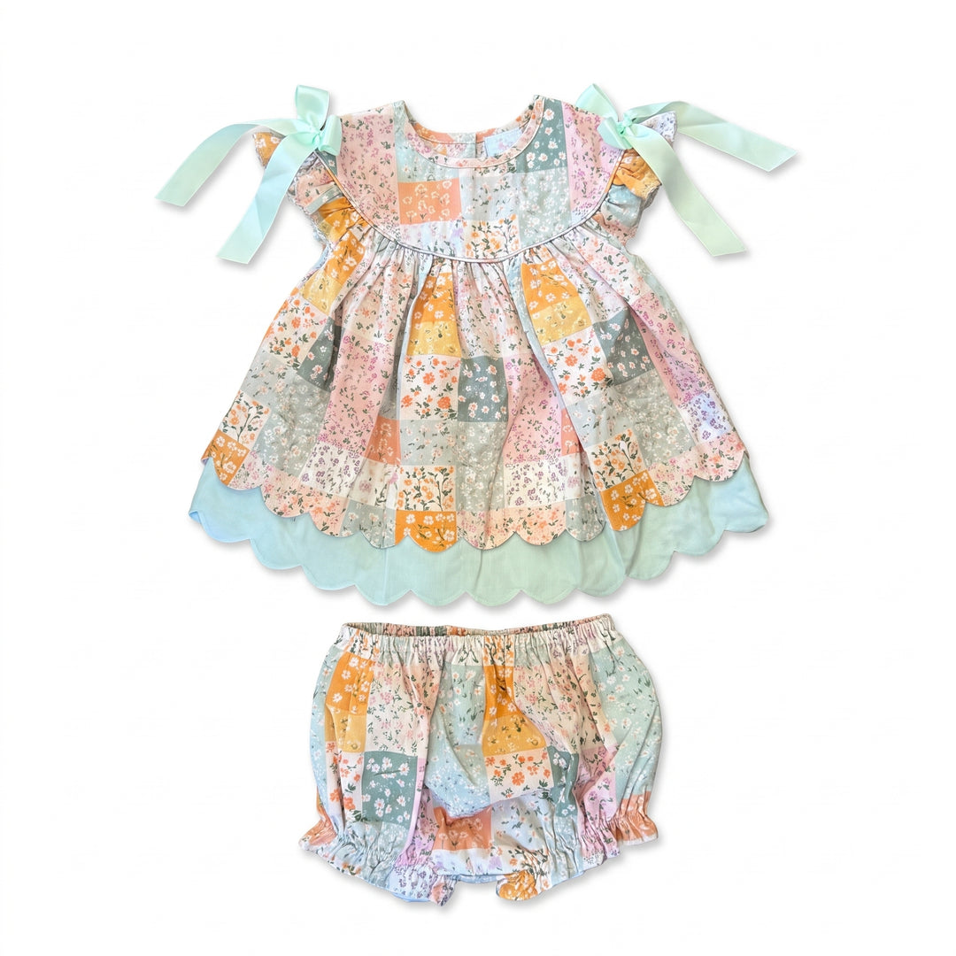 Willow Diaper Set in Sage Green