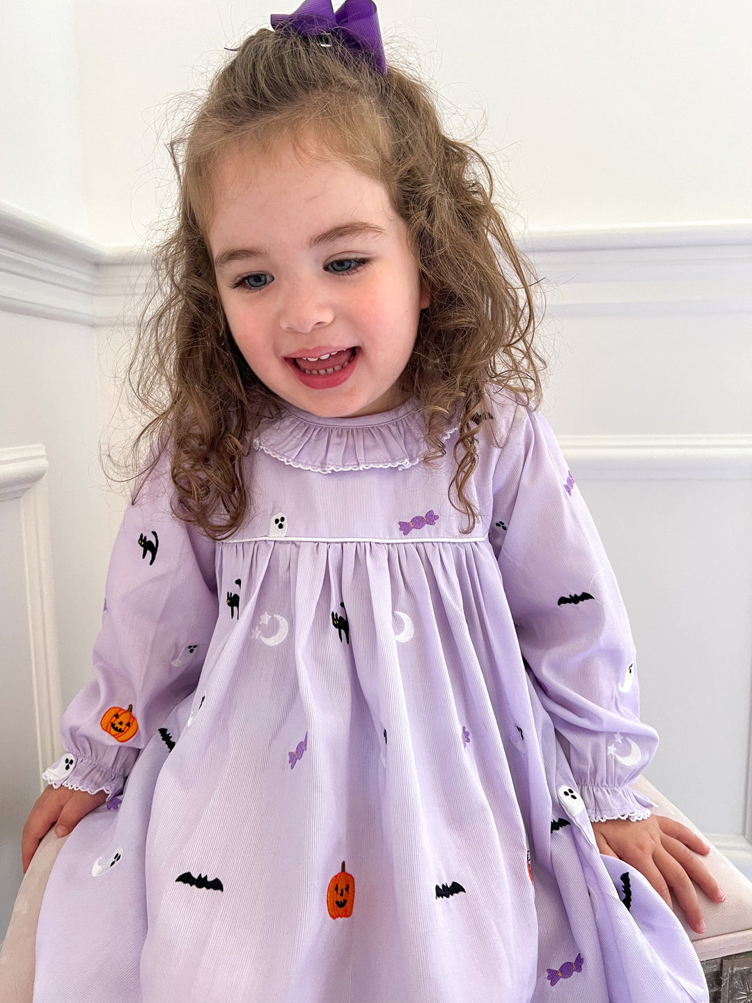 Sabrina Halloween Smocked Dress