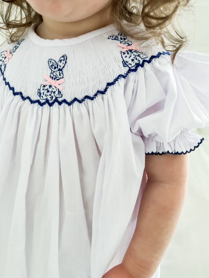 Molly Chinoiserie Bunny Dress
