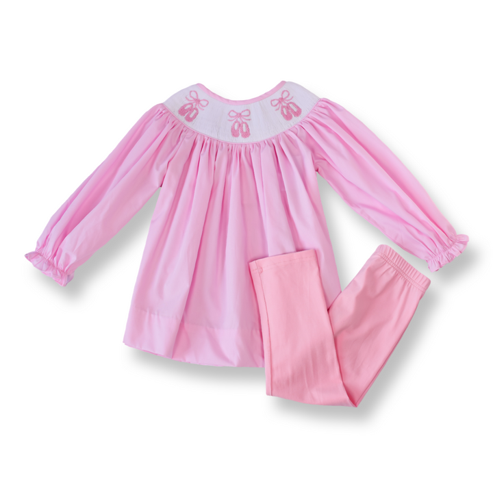 Ballet Smocked Legging Set