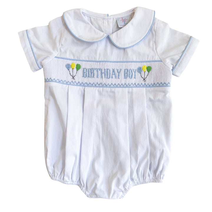 Pre-Order Birthday Boy Smocked Bubble