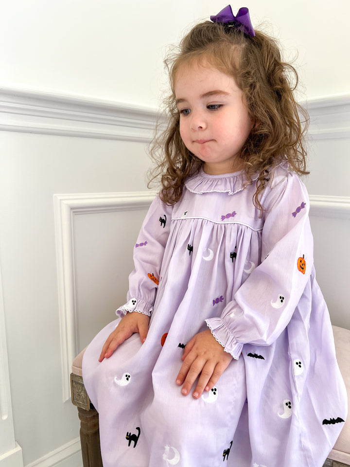 Sabrina Halloween Smocked Dress