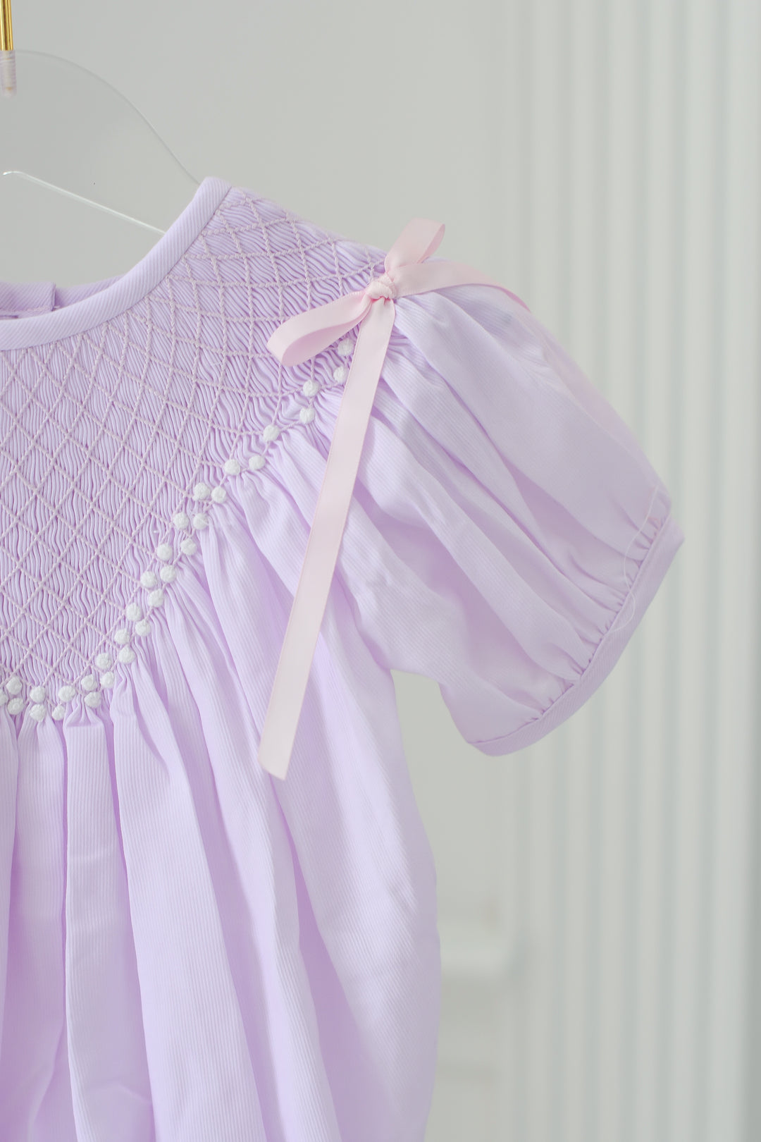 Delilah Heirloom Smocked Bubble