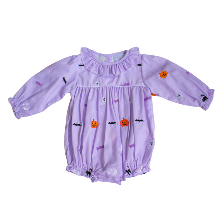 Sabrina Halloween Smocked Bubble