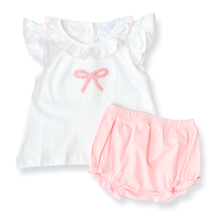 Bella Bow Diaper Set