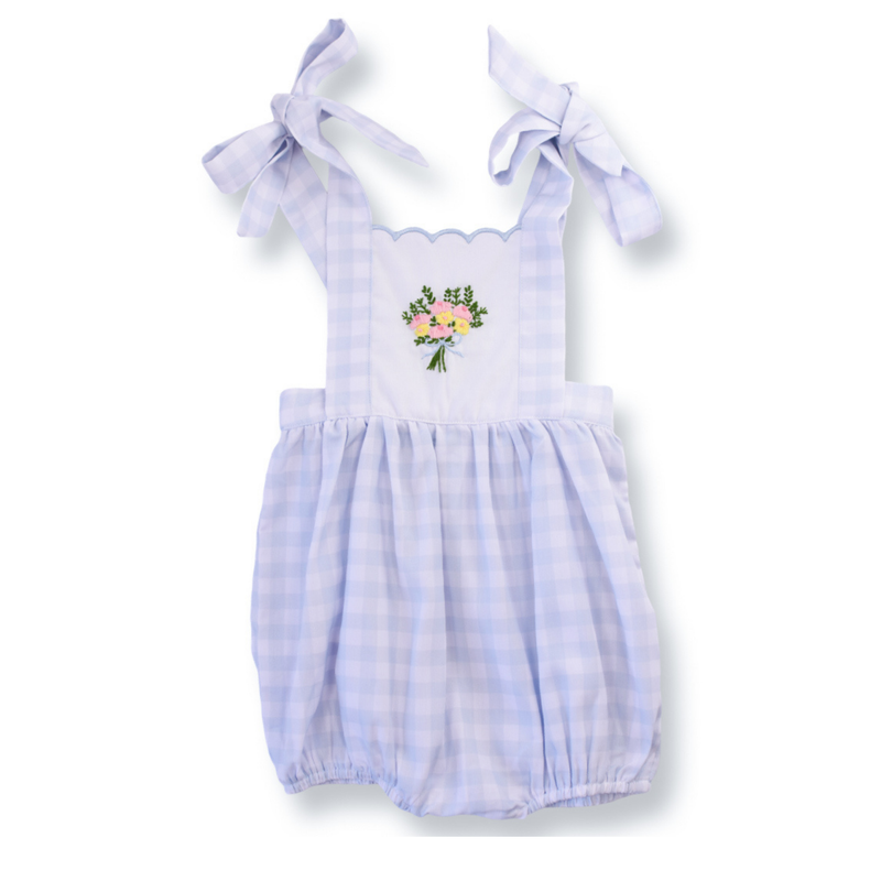 Rory Floral Smocked Bubble