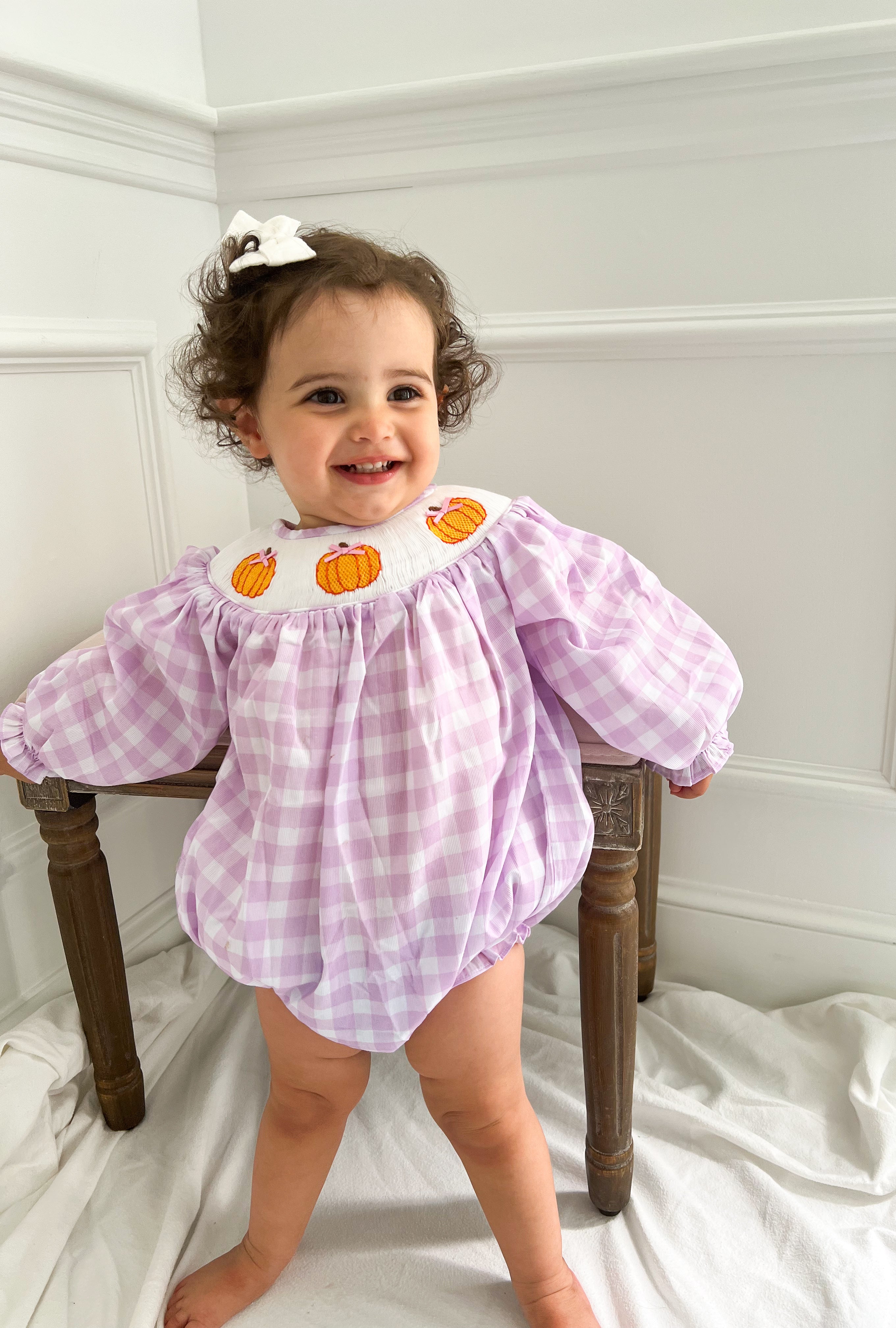 【Bonjour diary】swim set purple check 6Y Bonjour diary】swim set purple check 6Y キッズ服(100cm~)