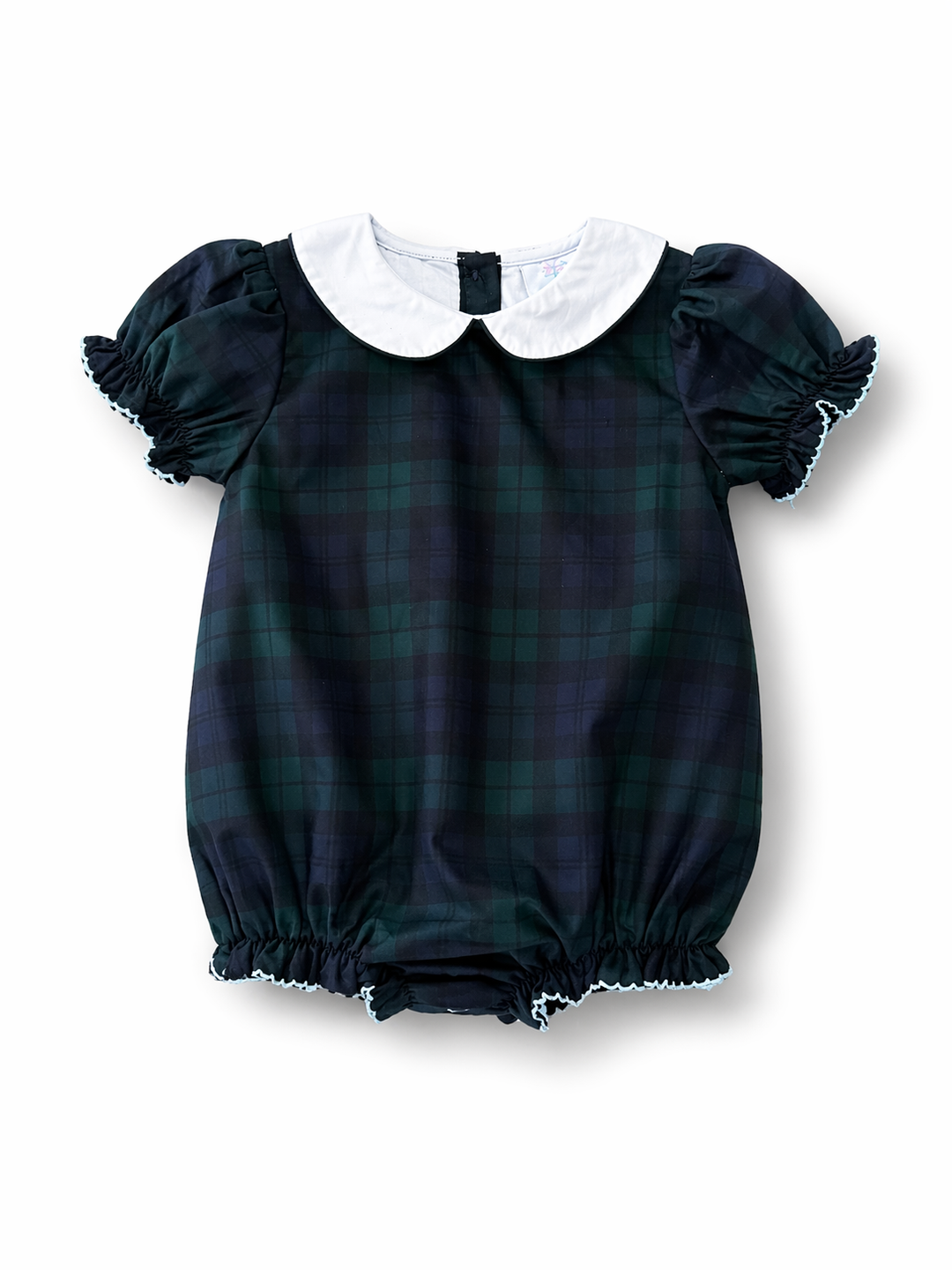 Black and Green Plaid Bubble