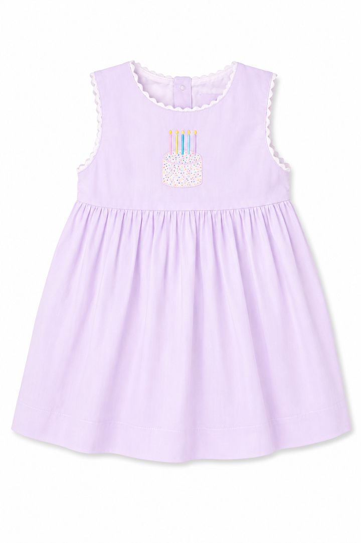 Sprinkled Birthday Cake Smocked Dress