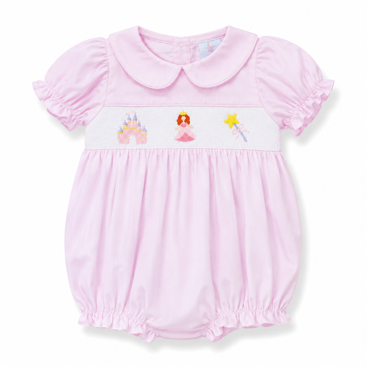Girls Princess Smocked Bubble