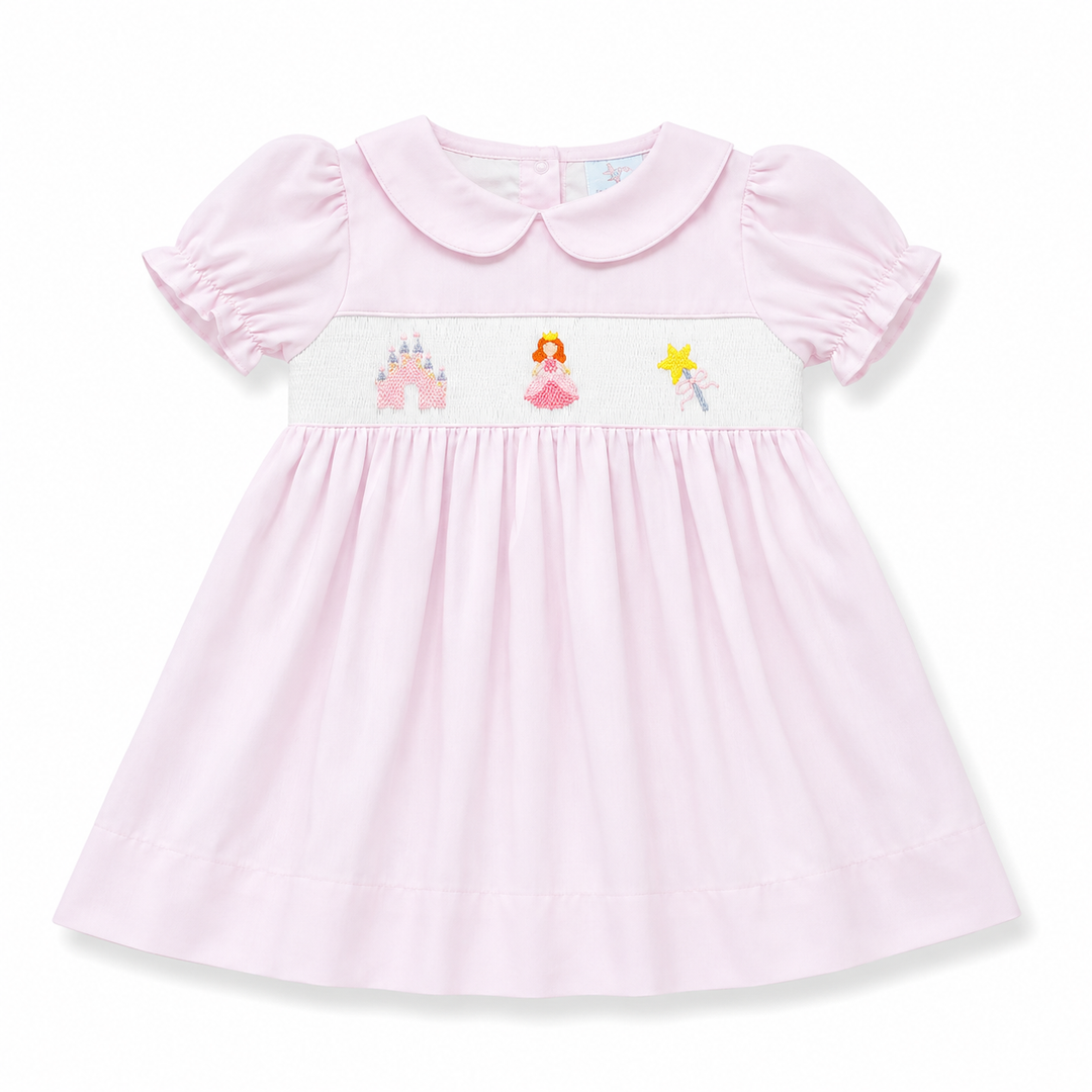 Girls Princess Smocked Dress