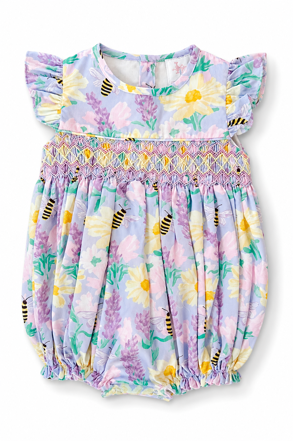 Bumble Bee Smocked Bubble