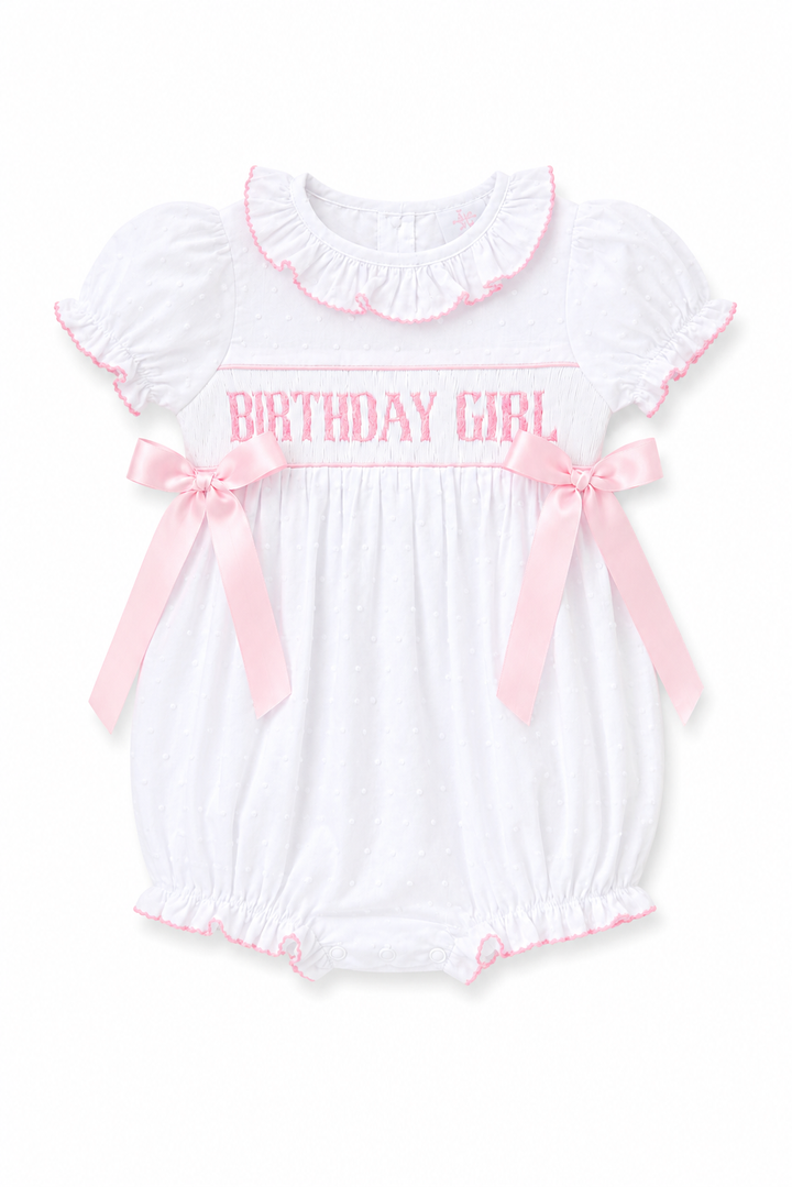 Pink Bow Birthday Bubble