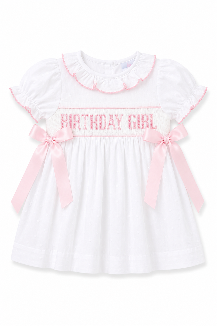 Pink Bow Birthday Dress