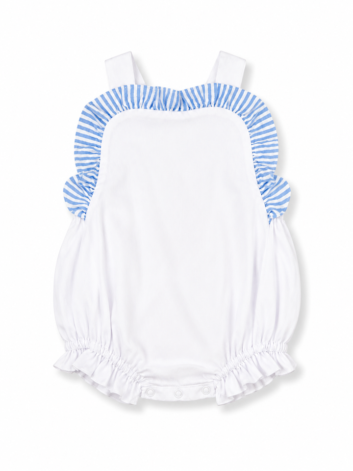 Sydney Ruffle Bubble in Blue