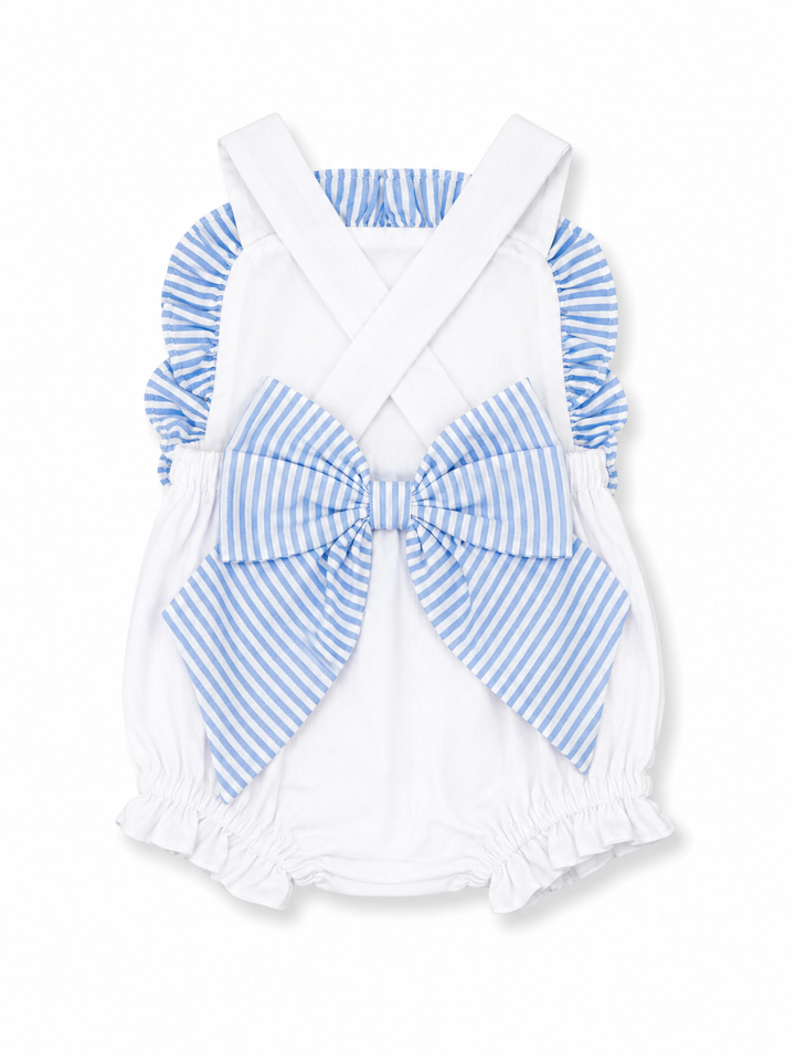 Sydney Ruffle Bubble in Blue