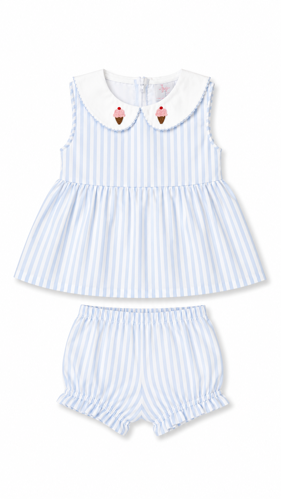 Ice Cream Parlor Diaper Set