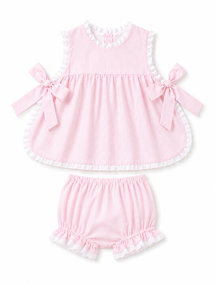 Adele Diaper Set in Pink