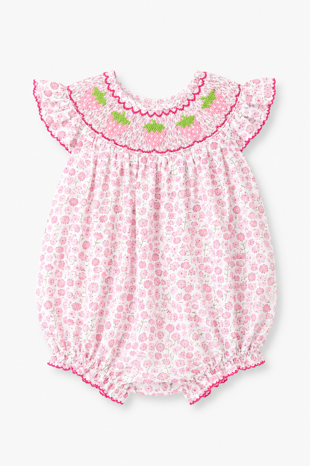Strawberry Floral Bubble